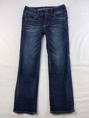 American Eagle Artist Crop Jeans – Y2K Low Rise – Size Double 0